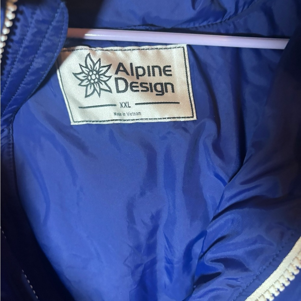 Alpine Design Men’s Medium Puffer Jacket – Space Blue – NWT - Picture 6 of 9